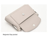 Blue Women's Vintage Kiss Lock Crossbody Bag - PU Leather Clutch Purse with Detachable Strap