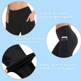 Size M Grey Women's Mid Waist Plush Leggings with Pockets - Autumn and Winter Leggings with Pockets