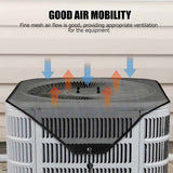 2-Pack Ventilated Resin Mesh Outdoor Air Conditioner Cover(81x81cm / 32x32inch) - Anti-Sun Heat Reduction AC Unit Net for Exterior Use