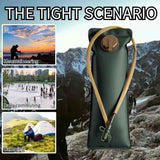 Outdoor Khaki 2.5L Hydration Bladder for Running & Cycling - Eco-Friendly PEVA Material Water Reservoir Pack Insert with Bite Valve & 93CM Water Pipe