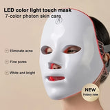 Darrahopens Health & Beauty > Shaving & Hair Removal > Shaving & Grooming 7-Color LED Face Mask with 112 Photon LED Chips Lightweight 290g Beauty Device for Home Skincare and Facial Comfort in Australia