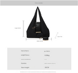 Olive drab Ins-Style Large Capacity Tote Bag with Keychain Pouch – Lightweight Reusable Shopping Bag with Detachable Accessory Holder, Ideal for Daily Use