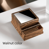 Darrahopens Fashion > Men's Fashion > Men's Accessories Walnut Automatic Cigarette Box with 40-Slot Capacity – Pop-Out Dispenser for Car and Home Use, ABS Material with Lighter Holder and Carbon Fiber Look Design