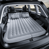 Darrahopens Auto Accessories > Auto Accessories Others > Automotive Decor Grey Multi-Chamber Car Inflatable Air Mattress with Electric Pump, Storage Bag & Pillows for Universal Trunk Sleeping and Camping (174 x 126 CM)