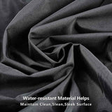 Heavy Duty Oxford Outdoor Round Table Cover (128 x 71 CM) - Waterproof, Anti-UV & Dustproof Garden Dining Set Cover