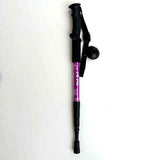 Purple 2-Pack Lightweight Trekking Poles | 4-Section Adjustable 52-110cm Walking Sticks | Anti-Shock High-Strength Aluminum Alloy Hiking Poles