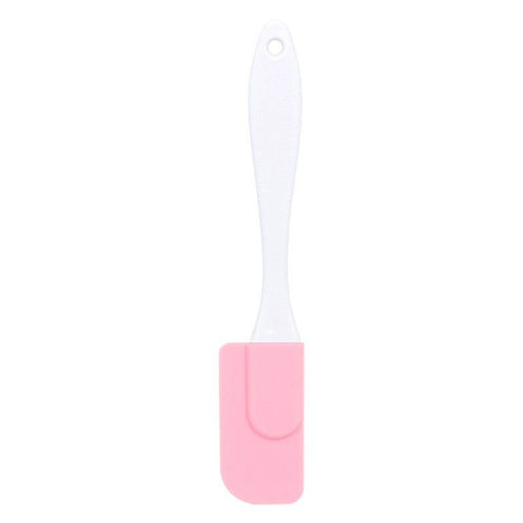 7 Pcs Pink Detachable Silicone Spatula - Food Grade Heat Resistant Baking Scraper for Cream, Jam & Batter - Easy Clean Kitchen Tool for Home Bakers & Cooking Enthusiasts