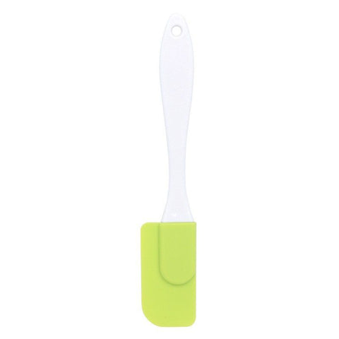 7 Pcs Green Detachable Silicone Spatula - Food Grade Heat Resistant Baking Scraper for Cream, Jam & Batter - Easy Clean Kitchen Tool for Home Bakers & Cooking Enthusiasts