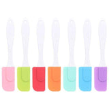 7 Pcs Orange Detachable Silicone Spatula - Food Grade Heat Resistant Baking Scraper for Cream, Jam & Batter - Easy Clean Kitchen Tool for Home Bakers & Cooking Enthusiasts