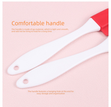 7 Pcs Orange Detachable Silicone Spatula - Food Grade Heat Resistant Baking Scraper for Cream, Jam & Batter - Easy Clean Kitchen Tool for Home Bakers & Cooking Enthusiasts