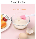 7 Pcs Orange Detachable Silicone Spatula - Food Grade Heat Resistant Baking Scraper for Cream, Jam & Batter - Easy Clean Kitchen Tool for Home Bakers & Cooking Enthusiasts