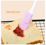 7 Pcs Orange Detachable Silicone Spatula - Food Grade Heat Resistant Baking Scraper for Cream, Jam & Batter - Easy Clean Kitchen Tool for Home Bakers & Cooking Enthusiasts
