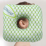 Grey Ear Piercing Pillow - Soft Side Sleeper Cushion with Hollow Center for Pressure Relief, Post-Piercing Care & Comfortable Napping