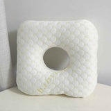 Light Gold Ear Piercing Pillow - Soft Side Sleeper Cushion with Hollow Center for Pressure Relief, Post-Piercing Care & Comfortable Napping
