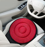 Red 360° Swivel Car Seat Cushion – Portable Rotating Transfer Aid for Elderly, Pregnant Women & Mobility Support