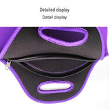 Red Reusable Neoprene Insulated Lunch Bag – Waterproof Thermal Tote for Work, School & Picnics (30x17x30cm)