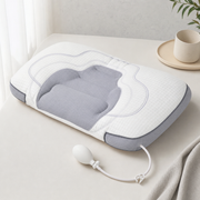 Adjustable Height Air Chamber Pillow - 48 x 74 cm Polyester Fibre Neck Support Pillow with Breathable Design for Personalised Adult Sleep Comfort In Australia - Darrahopens