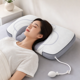 Adjustable Height Air Chamber Pillow - 48 x 74 cm Polyester Fibre Neck Support Pillow with Breathable Design for Personalised Adult Sleep Comfort In Australia - Darrahopens
