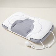 Adjustable Height Air Chamber Pillow - 48 x 74 cm Polyester Fibre Neck Support Pillow with Breathable Design for Personalised Adult Sleep Comfort