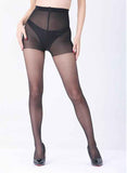 Size 3XL 3 Pcs Black Women's 20 Denier Sheer Tights 3 Pack - Snag Resistant Nylon Elastane Pantyhose with Stretch Fit, Single Seam Design