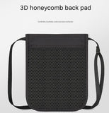 Grey RFID Neck Passport Holder - 16.3 x 22.8 cm Lightweight Nylon and Polyester Crossbody Travel Wallet and Document Organiser for Phone, Cards, Cash and Tickets In Australia - Darrahopens