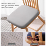 Dark Blue Memory Foam Seat Cushion - 45 x 45 x 4.5 cm Polyester Cover, Removable Washable Cover, Portable Office Chair, Student, Dining Chair and Car Seat Pad In Australia - Darrahopens