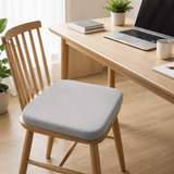 Dark Grey Memory Foam Seat Cushion - 45 x 45 x 4.5 cm Polyester Cover, Removable Washable Cover, Portable Office Chair, Student, Dining Chair and Car Seat Pad In Australia - Darrahopens