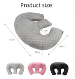 Black Ergonomic M-Shaped Breast Support Pillow for Spa & Postpartum Care – Soft Plush Cover, Removable & Washable (320g)