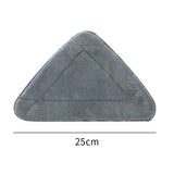 Adjustable Triangle Cleaning Mop 150cm Long Handle Window Squeegee Wall Washer Rotatable Head for Ceilings High Corners Wet Dry Use with 2 Microfibre Pads
