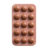 2-Piece Dubai Rectangle Chocolate Silicone Mold Set – Food-Grade, Easy Release, Heat-Resistant Baking Molds for Chocolate, Candy, and Cake(Chocolate balls)