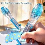 2 PCS Pink Press-Release Bead Pen for 2.6mm Pixel Art – DIY Craft Tool for Hama Beads and Fuse Beads Projects (Beads Not Included)