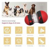 2-Piece Red Slow Feeder Dog Toy Set – Large & Small Rolling Treat Dispenser Ball for Puzzle Feeding, Mental Stimulation, and Digestive Health
