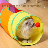 Cat Track Ball Toy – Wave-Shaped Wall Mount Puzzle for Indoor Cats, with Rolling Balls and Suction Cups(Square)
