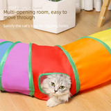 Cat Track Ball Toy – Wave-Shaped Wall Mount Puzzle for Indoor Cats, with Rolling Balls and Suction Cups(Square)