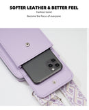 Apricot color Women's Multi-Functional Crossbody Phone Bag with Detachable Coin Purse, PU Leather Shoulder Bag with Credit Card Slots, Stylish Minimalist Design for Daily Use