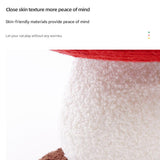 Red Mushroom Cat Tree with Sisal Scratching Post - Large Vertical Cat Climber, Durable Scratch-Resistant Design with Hanging Toys, Stylish Home Decor for Indoor Cats(340mm*280mm)