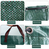 Heavy-Duty Pop-Up Garden Leaf Bag - Large Capacity PP Woven Collection Sack for Leaves, Weeds, Branches & Yard Debris(120L)