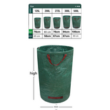 Heavy-Duty Pop-Up Garden Leaf Bag - Large Capacity PP Woven Collection Sack for Leaves, Weeds, Branches & Yard Debris(120L)