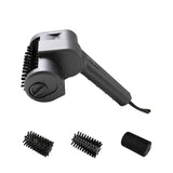 3-in-1 Sliver Cordless Electric Grill Cleaner Built-in LED & USB Charging - Waterproof High Power BBQ Cleaning Brush with 2-Speed Setting