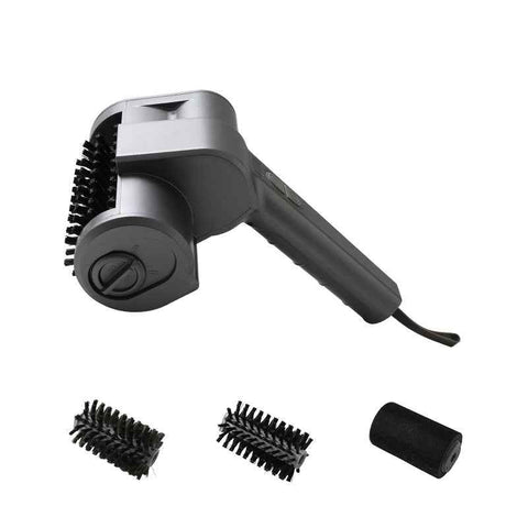 3-in-1 Sliver Cordless Electric Grill Cleaner Built-in LED & USB Charging - Waterproof High Power BBQ Cleaning Brush with 2-Speed Setting