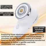 4-in-1 EMS Microcurrent & Constant Hot Compress Facial Toning Device (KL-3032) - Rechargeable Skin Lift & Rejuvenation Massager, Deep Cleaning & Nutrient Import
