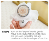4-in-1 EMS Microcurrent & Constant Hot Compress Facial Toning Device (KL-3032) - Rechargeable Skin Lift & Rejuvenation Massager, Deep Cleaning & Nutrient Import