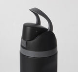 24oz Light Blue Large Thermal Water Bottle with Dual-Sipping Lid & Built-in Straw - Leak-Proof 304 Stainless Steel Outdoor Sports Flask