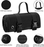 200x75CM Green Outdoor Tactical Roll-Up Shooting Mat - MOLLE Webbing & Stake Down Eyelets - Portable Waterproof Ground Pad for Field Training, Camping & Picnic