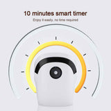 White Portable Electric Hand Massager - USB-C Rechargeable, Airbag Compression, Graphene 42℃ Constant Heating & 5 Levels Intensity for Everyday Use and Arthritis Carpal Tunnel Relief