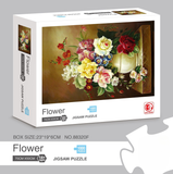 1000 piece  Jigsaw Puzzle for Adults - Landscape Cityscape Art, Premium Quality Paper Cardboard, 70x50cm Finished Size, Stress Relief Brain Game Gift for Ages 14+ 【Rose Corridor】