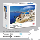 1000 piece  Jigsaw Puzzle for Adults - Landscape Cityscape Art, Premium Quality Paper Cardboard, 70x50cm Finished Size, Stress Relief Brain Game Gift for Ages 14+ 【Rose Corridor】