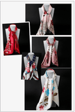 Darrahopens Occasions > Costumes > Costumes & Accessories Off-white Leopard Print Chain Pattern Elegant 90x90cm Satin Silk Scarf for Women - Double-Sided Printed Square Headscarf Shawl Wrap - Lightweight Versatile Fashion Accessory for Mother's Day Gift