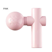 Pink Mini Massage Gun - Pocket-Sized Deep Tissue Percussion Massager with 4 Speeds, 7mm Amplitude, 12KG Force, USB-C Rechargeable - Ultra Quiet, 68.7g Lightweight for Muscle Recovery, Travel, Office