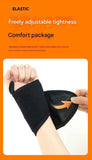 Black 2-piece Electric Heating Wrist Massager with Vibration and Hot Compress - 3 Heat Levels, 3 Vibration Modes, 15 Min Auto Shutoff, Rechargeable - Cordless Wrist Pain Relief Wrap for Office, Sports Recovery, and Daily Care